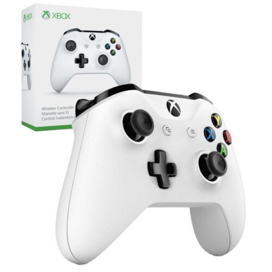 Kontroler Xbox One Nirkabel Putih Refurbished